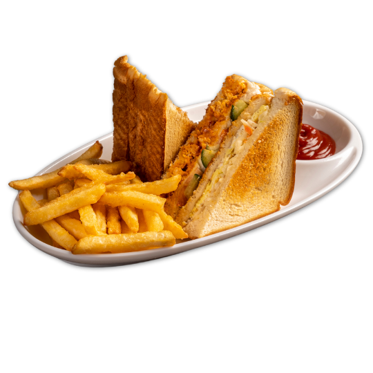 Kolachi BBQ & Grill - BBQ Club Sandwich